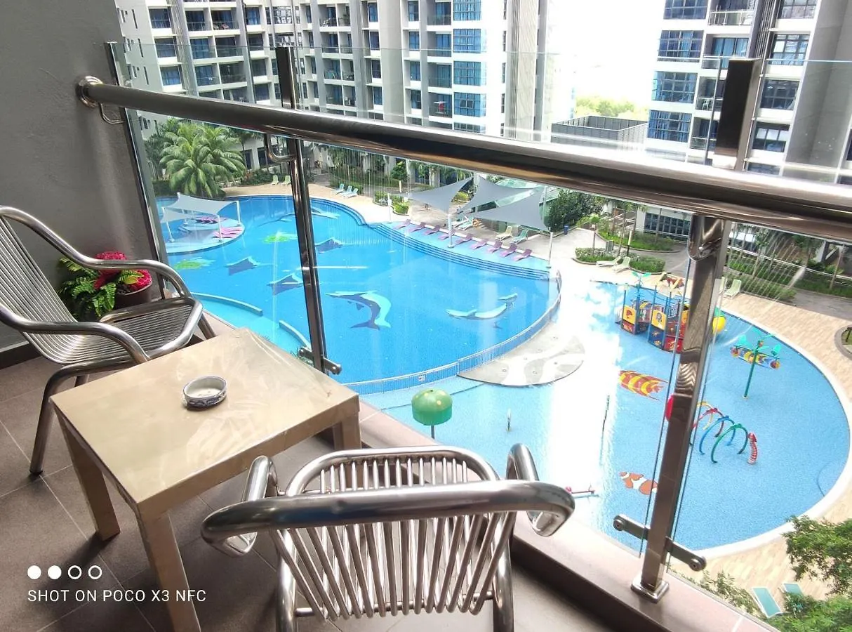 Апартаменты Atlantis Homestay Pool View 1210 Малакка Малайзия