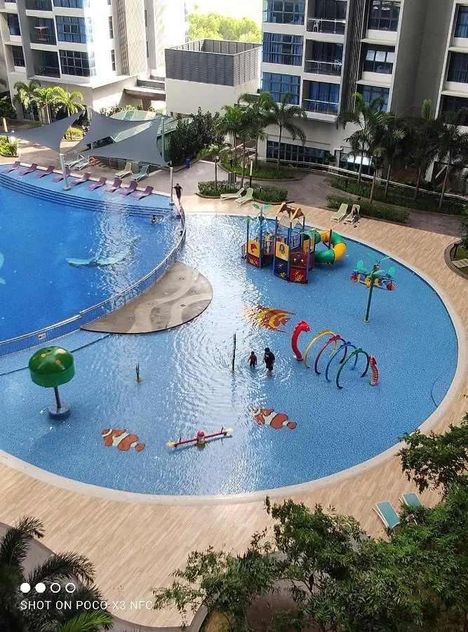 Апартаменты Atlantis Homestay Pool View 1210 Малакка Малайзия